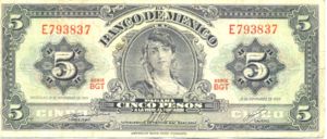 Mexico, 5 Peso, P60j