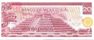 Mexico, 20 Peso, P64c Sign.1