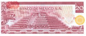Mexico, 20 Peso, P64d