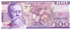 Mexico, 100 Peso, P66b