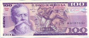 Mexico, 100 Peso, P74a Sign.1