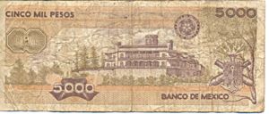 Mexico, 5,000 Peso, P88a
