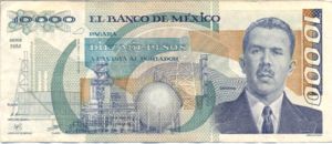 Mexico, 10,000 Peso, P90b