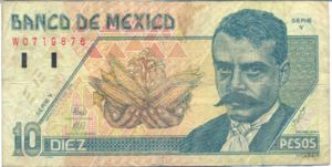 Mexico, 10 Peso, P105b