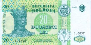 Moldova, 20 Lei, P13d