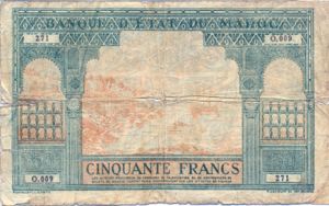 Morocco, 50 Franc, P40