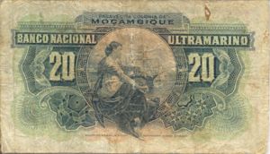 Mozambique, 20 Escudo, P96 Sign.3