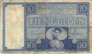 Netherlands, 10 Gulden, P43c