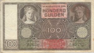 Netherlands, 100 Gulden, P51b