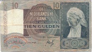 Netherlands, 10 Gulden, P53