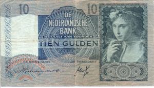 Netherlands, 10 Gulden, P56a