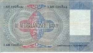 Netherlands, 10 Gulden, P56a