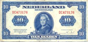 Netherlands, 10 Gulden, P66a