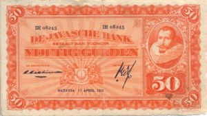 Netherlands Indies, 50 Gulden, P72b