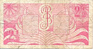 Netherlands Indies, 2.5 Gulden, P99