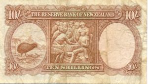 New Zealand, 10 Shilling, P158c