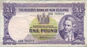 New Zealand, 1 Pound, P159c