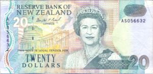 New Zealand, 20 Dollar, P179a