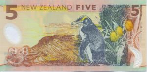 New Zealand, 5 Dollar, P185a