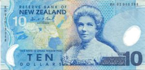 New Zealand, 10 Dollar, P186a