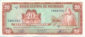 Nicaragua, 20 Cordoba, P129