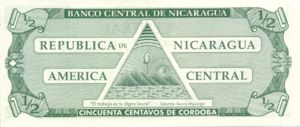 Nicaragua, 1/2 Cordoba, P171