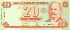 Nicaragua, 20 Cordoba, P196
