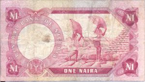 Nigeria, 1 Naira, P15a