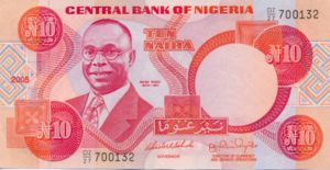 Nigeria, 10 Naira, P25i