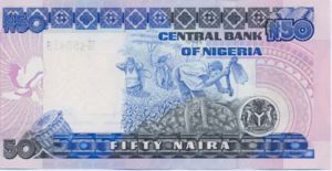 Nigeria, 50 Naira, P27e
