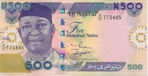 Nigeria, 500 Naira, P30a v2