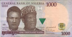 Nigeria, 1,000 Naira, P36b
