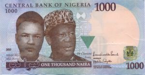 Nigeria, 1,000 Naira, P36d