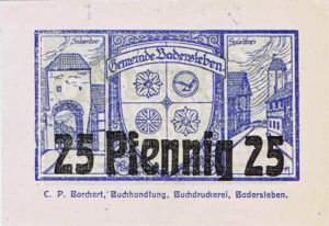 Germany, 25 Pfennig, B4.6a