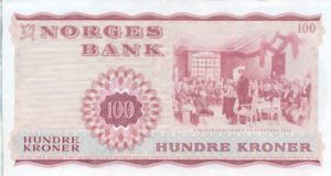 Norway, 100 Krone, P38h