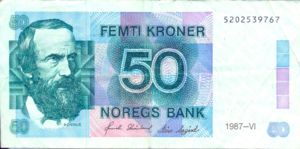 Norway, 50 Krone, P42d