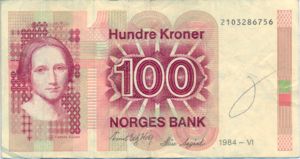 Norway, 100 Krone, P43b