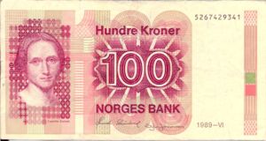 Norway, 100 Krone, P43d