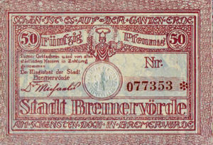 Germany, 50 Pfennig, B87.5b