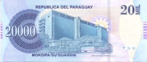 Paraguay, 20,000 Guarani, P230a