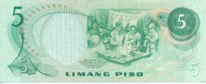 Philippines, 5 Peso, P153b