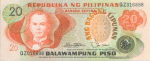 Philippines, 20 Peso, P162b