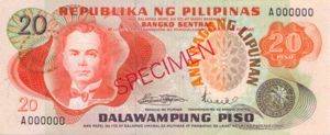 Philippines, 20 Peso, P162s1