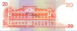 Philippines, 20 Peso, P170s