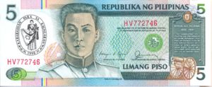 Philippines, 5 Peso, P178b