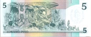 Philippines, 5 Peso, P178b