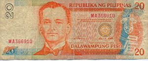 Philippines, 20 Peso, P182a