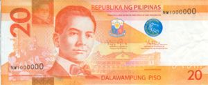 Philippines, 20 Peso, P206a v2