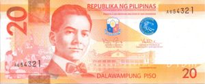 Philippines, 20 Peso, P206a v3