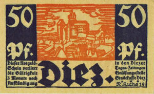 Germany, 50 Pfennig, D15.5e